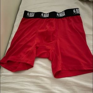 RED ,NBA Boxers. Size Small, Stretchable  Waist Band.